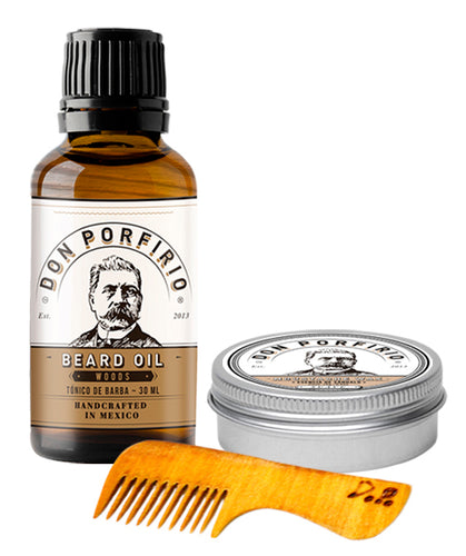 Kit barba & bigote - Don Porfirio Moustache Wax